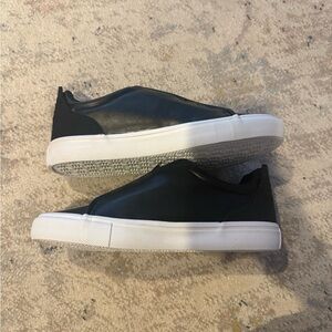 London Fog Francis Slip-On Sneakers Black Men’s 9M — Memory Foam, Casual Shoe